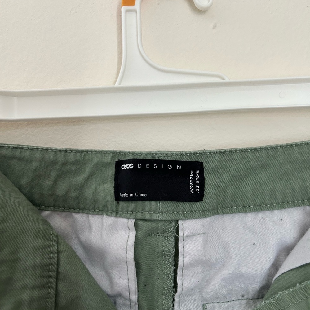 ASOS Design Sage Green Chinos